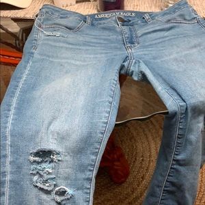 American eagle jeans super stretch x